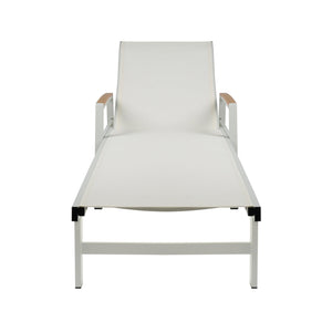 English Elm Christopher Knight Home® - Oxton Chaise Lounge - Adjustable Outdoor Seating With Rust-Resistant Frame & Breathable Mesh Comfort N775P210702W