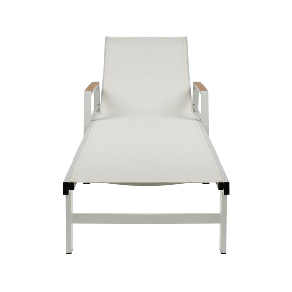 English Elm Christopher Knight Home® - Oxton Chaise Lounge - Adjustable Outdoor Seating With Rust-Resistant Frame & Breathable Mesh Comfort N775P210702W