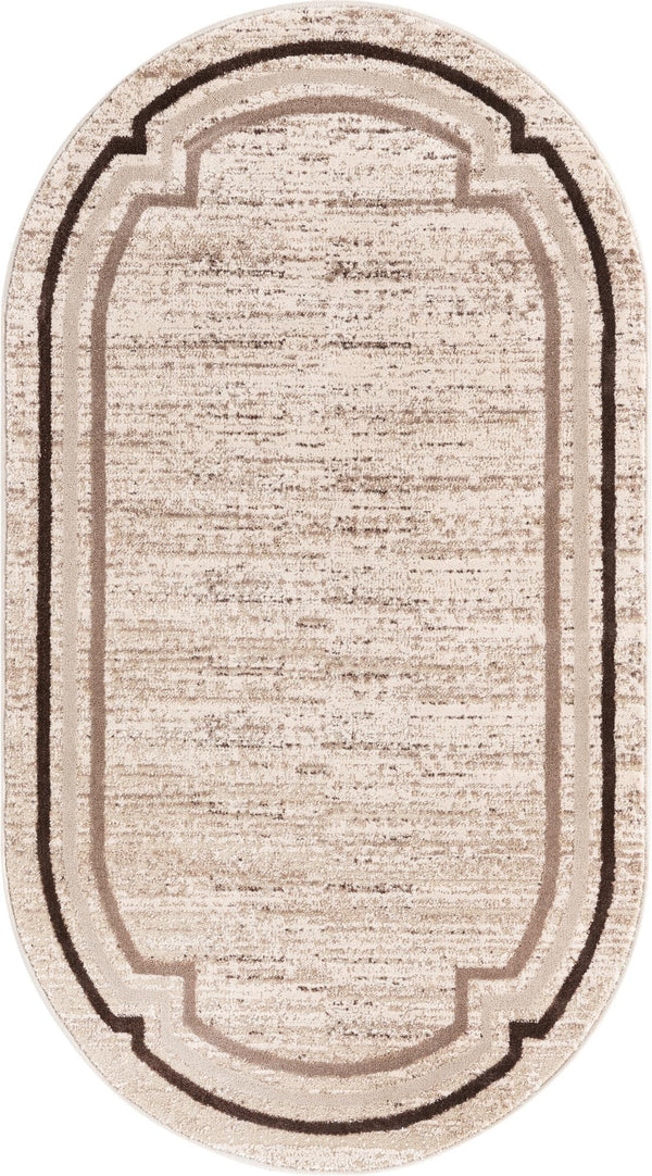 Unique Loom Brown Oasis Runner - 2' X 8' - Elevate Your Space With Earthy Warmth And Tranquil Textured Design Brown  3172509-unique-loom