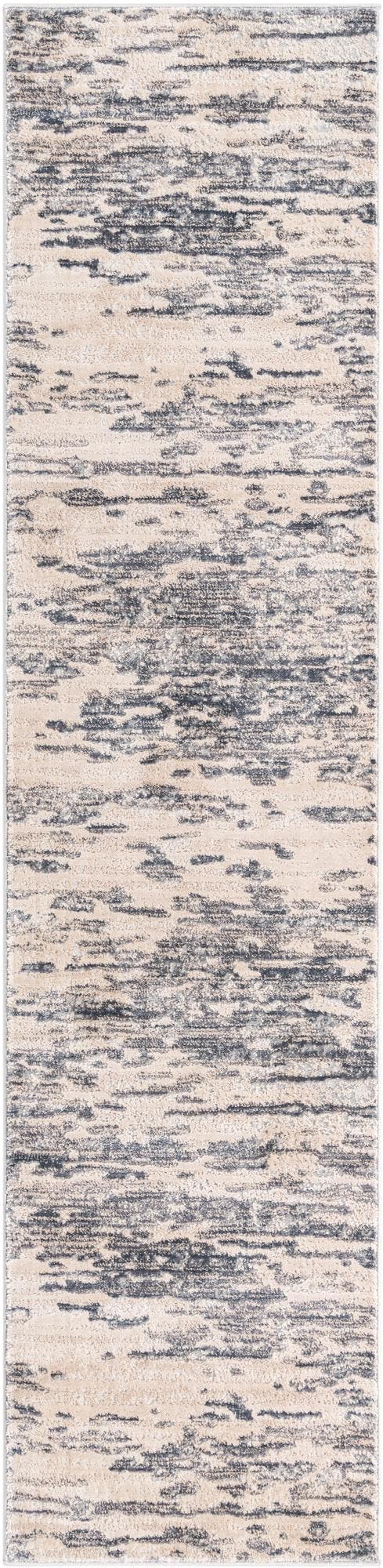 Unique Loom Brown Oasis Runner - 2' X 8' - Elevate Your Space With Earthy Warmth And Tranquil Textured Design Gray  3172537-unique-loom