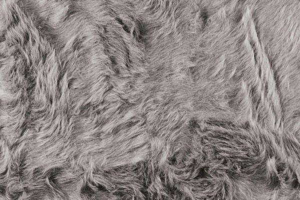 Homeroots 2' X 6' Gray Sheepskin Double - Area Rug  Acrylic 317268