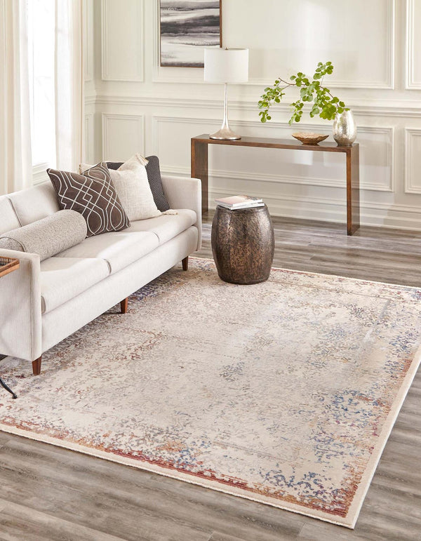Unique Loom Ivory Deepa 2' X 3' Area Rug – Soft, Durable, And Versatile Accent Piece For Any Room Decor Ivory  3172904-unique-loom