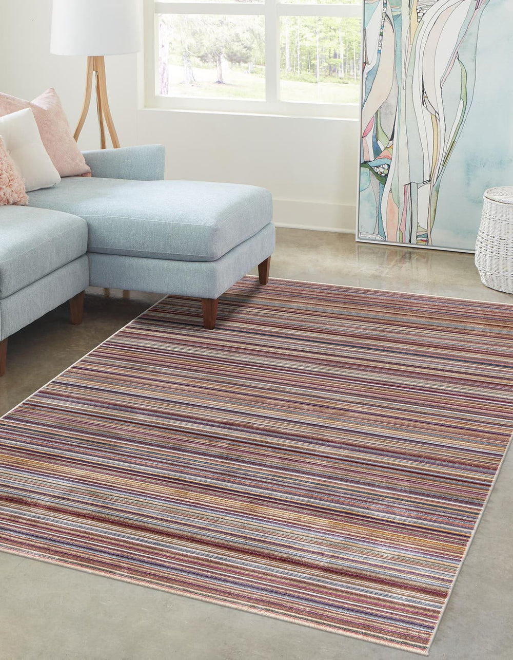Unique Loom Ivory Deepa 2' X 3' Area Rug – Soft, Durable, And Versatile Accent Piece For Any Room Decor Multi  3172917-unique-loom