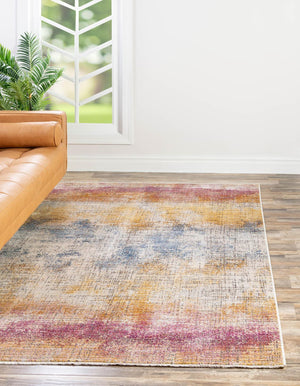 Unique Loom Ivory Deepa 2' X 3' Area Rug – Soft, Durable, And Versatile Accent Piece For Any Room Decor Multi  3172989-unique-loom
