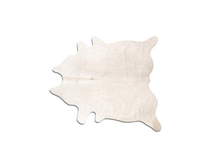Homeroots 60" X 84" Off White Cowhide  Rug  Cowhide 317302