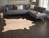 Homeroots 60" X 84" Natural Cowhide - Area Rug Natural Cowhide 317303