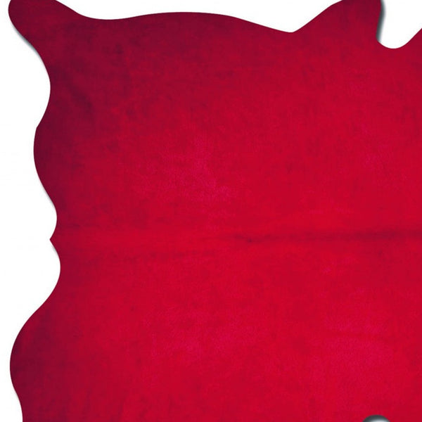 Homeroots 60" X 84" Firecracker Cowhide - Area Rug Firecracker Cowhide 317307