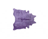 Homeroots 60" X 84" Purple Cowhide - Area Rug Purple Cowhide 317311