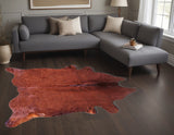 Homeroots 5' X 7' Brown Cowhide Area Rug Brown Cowhide 317313