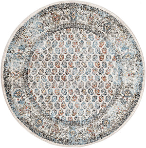 Unique Loom Gray 2' X 8' Aramis Runner - Elegant High-traffic Rug For Hallways & Entryways, Durable Design Multi  3173152-unique-loom