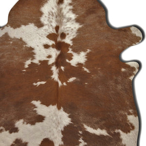 Homeroots 60" X 84" Brown And White Cowhide - Area Rug Brown,White Cowhide 317316