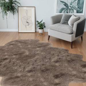 Homeroots 60" X 84" Brindle Cowhide - Area Rug Brindle Cowhide 317318