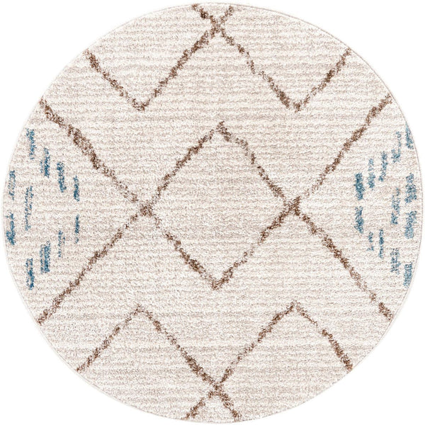 Unique Loom Ivory Aramis Collection Rug - Chic 2' X 3' Design For Brightening Any Small Space With Elegance Ivory  3173219-unique-loom