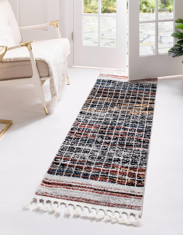Unique Loom Ivory Aramis Collection Rug - Chic 2' X 3' Design For Brightening Any Small Space With Elegance Multi  3173245-unique-loom