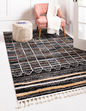 Unique Loom Ivory Aramis Collection Rug - Chic 2' X 3' Design For Brightening Any Small Space With Elegance Multi  3173252-unique-loom