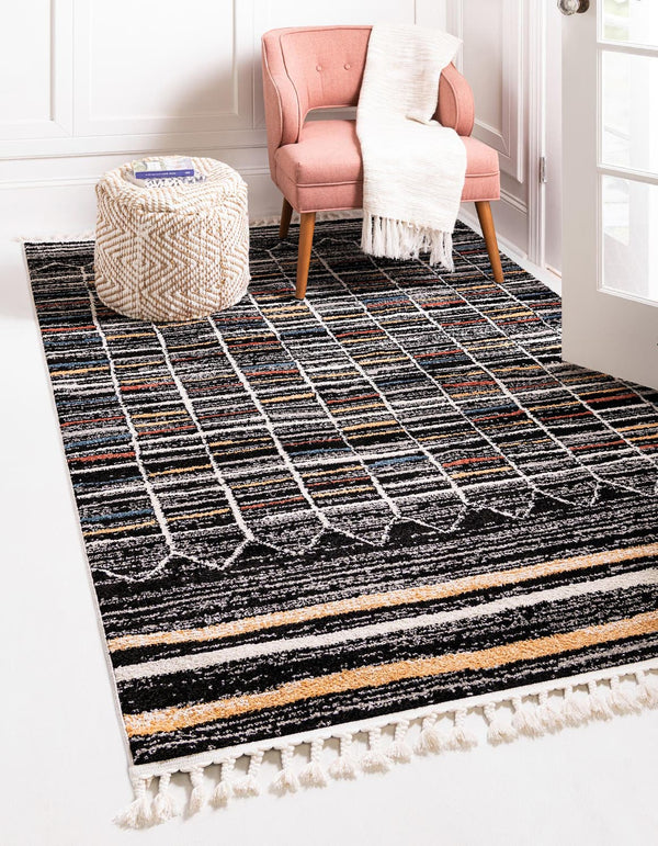 Unique Loom Ivory Aramis Collection Rug - Chic 2' X 3' Design For Brightening Any Small Space With Elegance Multi  3173252-unique-loom