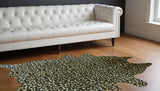 Homeroots 60" X 84" Leopard Cowhide - Area Rug Leopard Cowhide 317331