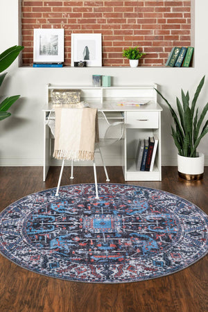 Unique Loom Red Mangata Collection 2' X 5' Runner Rug - Bold Style For Hallways And Entryways With Durability Black  3177599-unique-loom