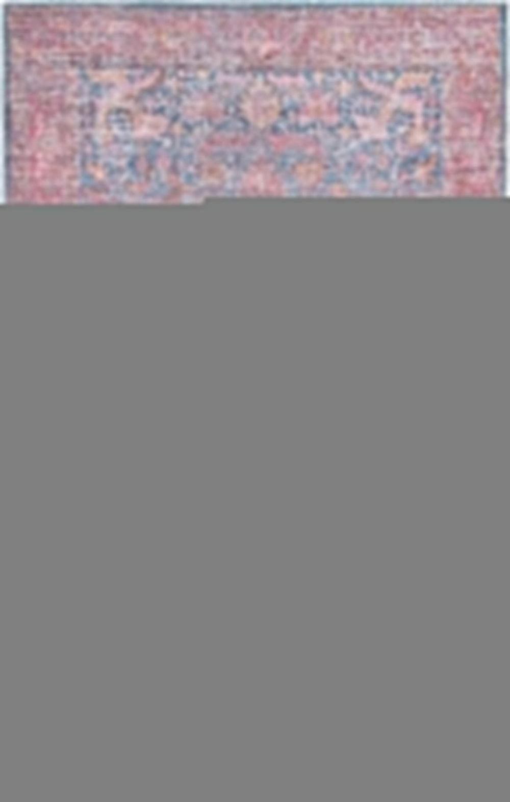 Unique Loom Black 2' X 8' Mangata Runner Rug - Bold, Stylish Design For Hallways And Entryways, Durable Elegance Beige,Pink  3177653-unique-loom