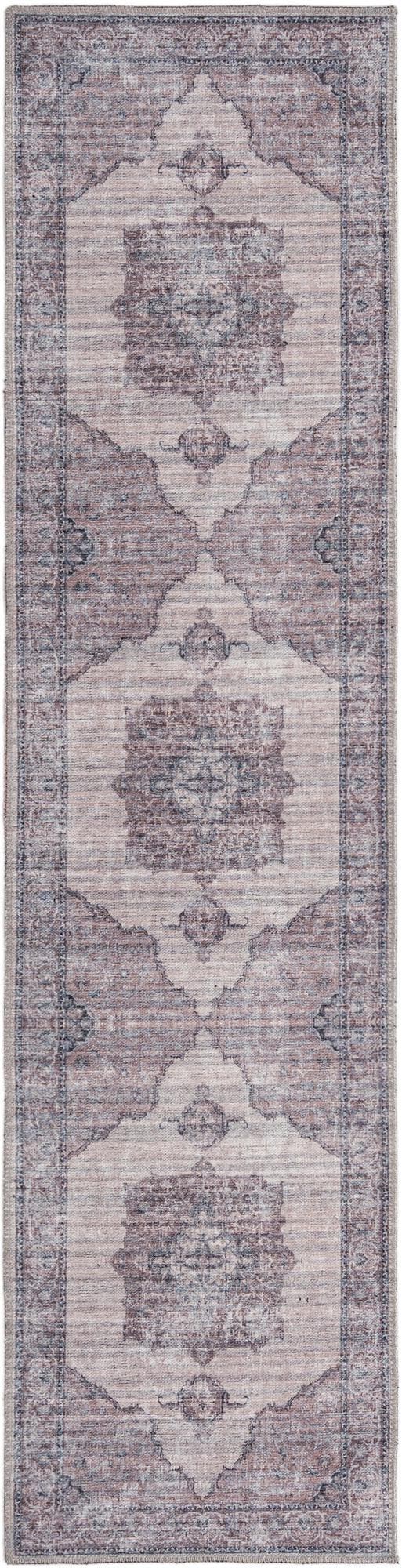 Unique Loom Black 2' X 8' Mangata Runner Rug - Bold, Stylish Design For Hallways And Entryways, Durable Elegance Ivory,Gray  3177637-unique-loom