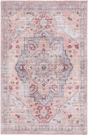 Unique Loom Black 2' X 8' Mangata Runner Rug - Bold, Stylish Design For Hallways And Entryways, Durable Elegance Pink  3177679-unique-loom