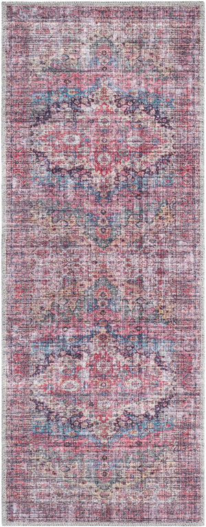 Unique Loom Blue 2' X 5' Mangata Runner - Serene Blue Tone With Durable Construction For Indoor & Outdoor Use Multi  3177703-unique-loom