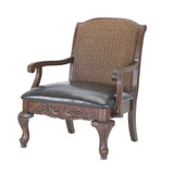 Comfort Pointe Liza Arm Chair Walnut Finish