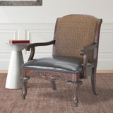 Comfort Pointe Liza Arm Chair Walnut Finish