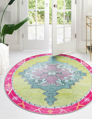 Unique Loom Green Timeless 4' X 6' Area Rug - Refresh Your Space With Invigorating Color And Style Today! Green  3178256-unique-loom