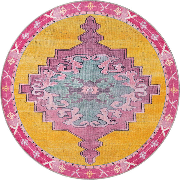 Unique Loom Green Timeless 4' X 6' Area Rug - Refresh Your Space With Invigorating Color And Style Today! Yellow  3178278-unique-loom