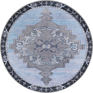 Unique Loom Fuchsia Timeless Oval Rug - Vibrant 4' X 6' Statement Piece For Modern Home Décor And Style Blue,Gray  3178340-unique-loom