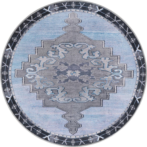 Unique Loom Fuchsia Timeless Oval Rug - Vibrant 4' X 6' Statement Piece For Modern Home Décor And Style Blue,Gray  3178340-unique-loom