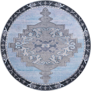 Unique Loom Fuchsia Timeless Oval Rug - Vibrant 4' X 6' Statement Piece For Modern Home Décor And Style Blue,Gray  3178341-unique-loom