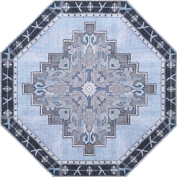 Unique Loom Fuchsia Timeless Oval Rug - Vibrant 4' X 6' Statement Piece For Modern Home Décor And Style Blue,Gray  3178346-unique-loom