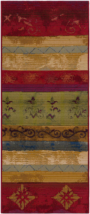 Unique Loom Multi Vibrant 2' X 4' Outdoor Runner - Elevate Your Patio With Lively Colors And Modern Design Multi  3180127-unique-loom