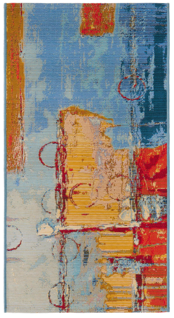 Unique Loom Multi Vibrant 2' X 4' Outdoor Runner - Elevate Your Patio With Lively Colors And Modern Design Multi  3180144-unique-loom