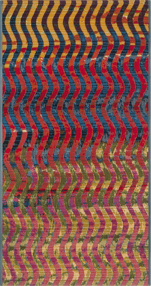 Unique Loom Multi Vibrant 2' X 4' Outdoor Runner - Elevate Your Patio With Lively Colors And Modern Design Multi  3180171-unique-loom