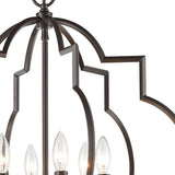 Chandette 22'' Wide 6-Light Chandelier - Oil Rubbed Bronze 31818/6 Elk Lighting