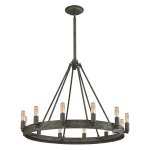 Lewisburg 27'' Wide 12-Light Chandelier - Malted Rust 31821/12 Elk Lighting