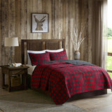 Woolrich Woolrich Check Lodge/Cabin Oversized Quilt Mini Set WR14-1783 Red