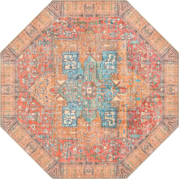 Unique Loom Rust Red Timeless 2' X 8' Runner - Classic Design For Warmth And Style In Entryways Or Hallways Red  3185961-unique-loom