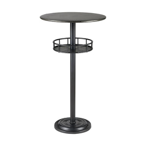 Parton Bar Table - Dark Pewter and Galvanized Steel 3187-018 Elk Home