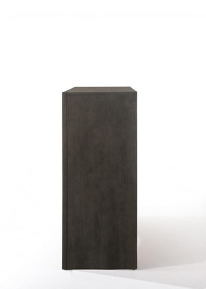 Homeroots 59" Gray Solid Wood Standard Dresser/Chest  Solid Wood 318719