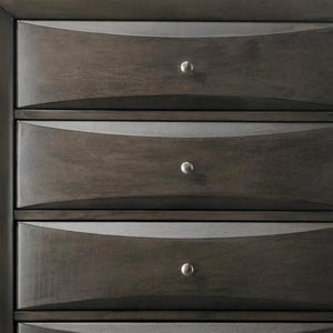 HomeRoots 59" Gray Solid Wood Dresser – Contemporary Storage Solution with Ample Drawers for Modern Homes 5 318720