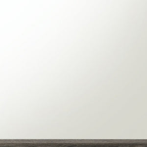 HomeRoots 35" Gray Wood Framed Accent Mirror - Elegant Rectangle Design to Brighten Any Room with Style! 318745