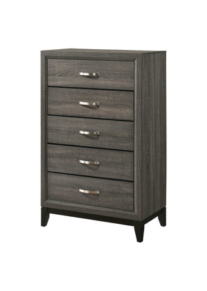 HomeRoots 58" Gray Six Drawer Double Dresser - Modern Storage Solution for Organized Bedrooms and Stylish Décor 5 318747
