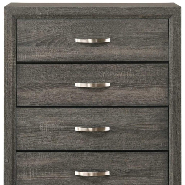 HomeRoots 58" Gray Six Drawer Double Dresser - Modern Storage Solution for Organized Bedrooms and Stylish Décor 5 318747