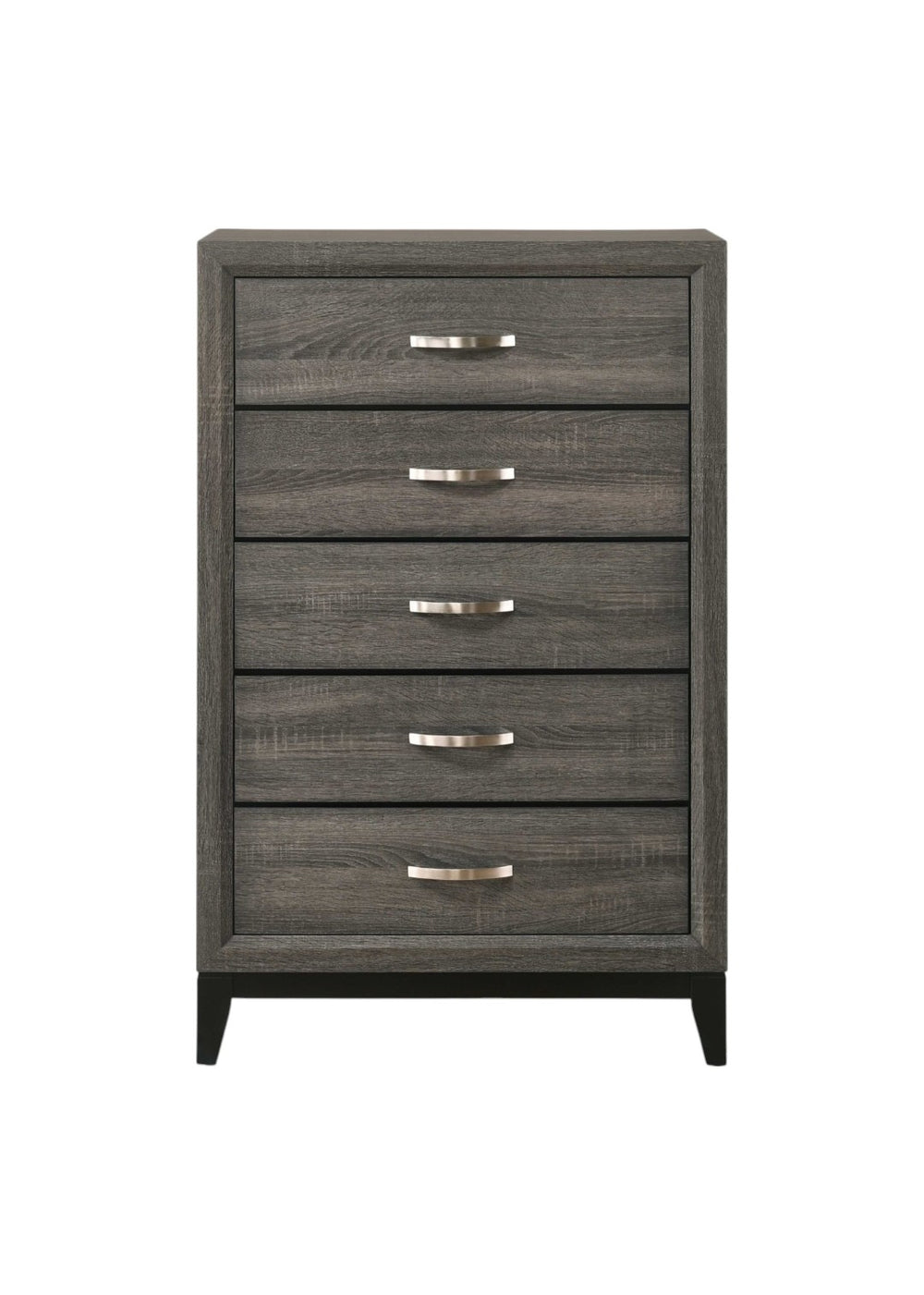 HomeRoots 58" Gray Six Drawer Double Dresser - Modern Storage Solution for Organized Bedrooms and Stylish Décor 5 318747