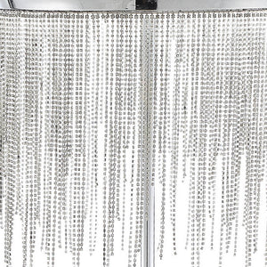 Homeroots 23" Silver Metal Table Lamp With Clear Drum Shade   318778