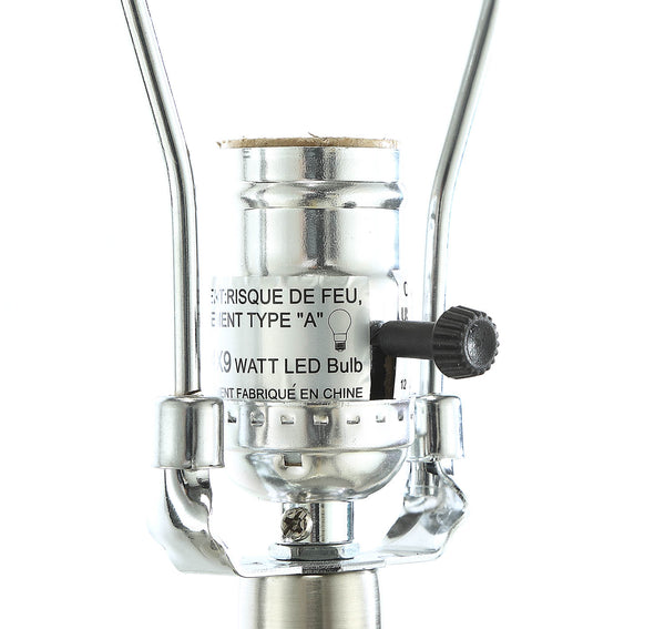 Homeroots 15" X 15" X 58" Sand Nickel Floor Lamp  Metal 318782